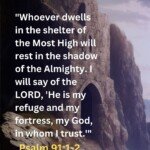 Psalm 91:1-2 Bible Verse Image