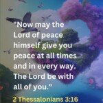 2 Thessalonians 3:16 bible Verse Image