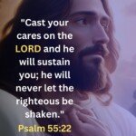 Psalm 55:22 bible Image