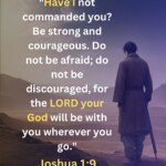 Joshua 1:9 bible Verse Image