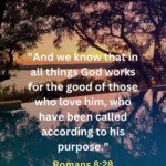 Romans 8:28 Bible Verse Image